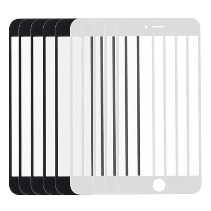 5 PCS Black + 5 PCS White for iPhone 6s & 6 Front Screen Outer Glass Lens, 5 Black 5 White for i6s