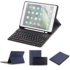 Detachable Bluetooth Keyboard + Horizontal Flip Leather Tablet Case with Holder & Pencil Holder for iPad Pro 9.7 inch, iPad Air, iPad Air 2, iPad 9.7 inch (2017), iPad 9.7 inch (2018), A07B Black, A07B Gold, A07B Blue, A07B Rose Gold