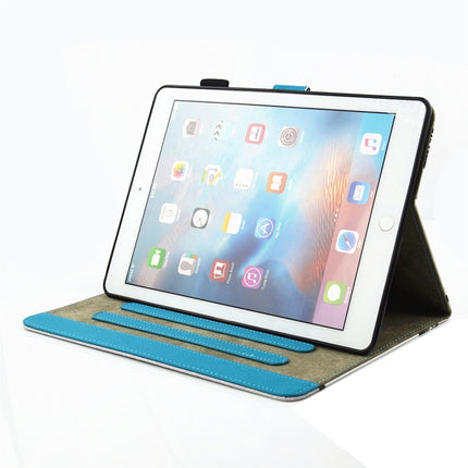 Für iPad 9.7 (2018) &amp; iPad 9.7 Zoll 2017 / iPad Air / iPad Air 2 Universal-Muster Horizontal Flip Lederschutzhülle mit Halterung &amp; Kartenfächern &amp; Schlaffunktion, IP7D0214A, IP7D0214B, IP7D0214C, IP7D0214D, IP7D0214E, IP7D0214F
