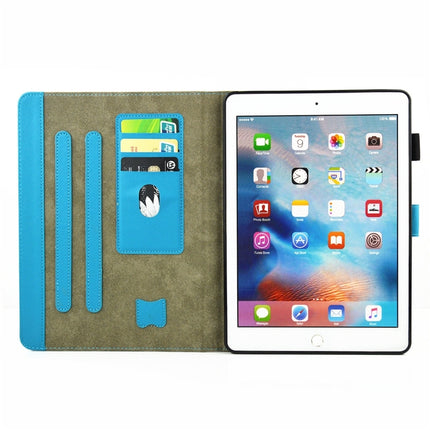 Für iPad 9.7 (2018) &amp; iPad 9.7 Zoll 2017 / iPad Air / iPad Air 2 Universal-Muster Horizontal Flip Lederschutzhülle mit Halterung &amp; Kartenfächern &amp; Schlaffunktion, IP7D0214A, IP7D0214B, IP7D0214C, IP7D0214D, IP7D0214E, IP7D0214F