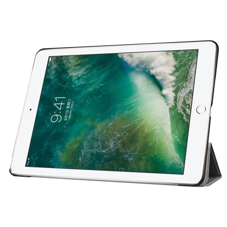 For iPad 9.7 (2018) & iPad 9.7 (2017) Custer Texture Horizontal Flip Leather Case with Three-folding Holder & Sleep / Wake-up Function, For iPad 9.7 (2018), For iPad 9.7 (2018) & iPad 9.7 (2017)