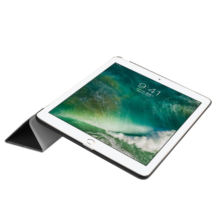 For iPad 9.7 (2018) & iPad 9.7 (2017) Custer Texture Horizontal Flip Leather Case with Three-folding Holder & Sleep / Wake-up Function, For iPad 9.7 (2018), For iPad 9.7 (2018) & iPad 9.7 (2017)
