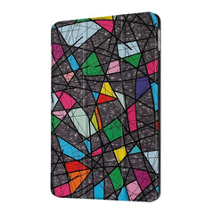 For iPad 9.7 (2018) & iPad 9.7 (2017) Cross Texture Painting  Pattern Horizontal Flip Leather Case with Three-folding Holder, IP7D1011A, IP7D1011B, IP7D1011C, IP7D1011D, IP7D1011E, IP7D1011F, IP7D1011G, IP7D1011H, IP7D1011J, IP7D1011K