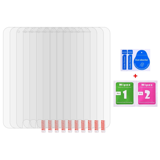 10 piezas para iPhone 8/7 0,26 mm 9H Dureza de superficie 2.5D Película de vidrio templado a prueba de explosiones que no cubre toda la pantalla, para iPhone 8/7 (10 piezas)