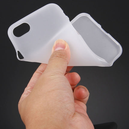 Für iPhone 8 &amp; 7 einfarbige TPU-Schutzhülle mit Rückseite