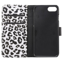 Für iPhone 8 &amp; 7 Leopardenmuster Horizontal Flip Ledertasche mit Halter &amp; Kartenfächern &amp; Geldbörse, Für 8 &amp; 7