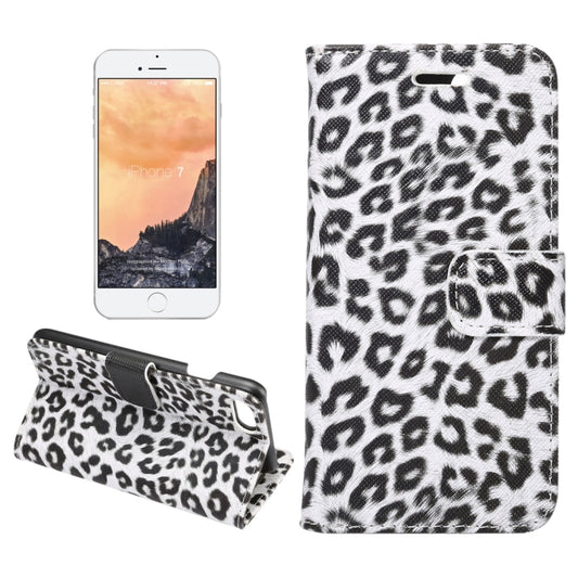 Für iPhone 8 &amp; 7 Leopardenmuster Horizontal Flip Ledertasche mit Halter &amp; Kartenfächern &amp; Geldbörse, Für 8 &amp; 7