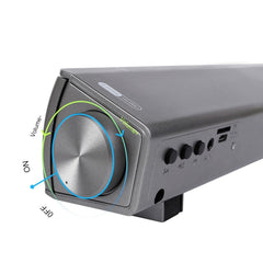 Barra de sonido LP-08 CE0152 Reproductor de MP3 USB Barra de sonido inalámbrica Bluetooth de 2,1 canales con control remoto, CE0152 Negro, CE0152 Dorado