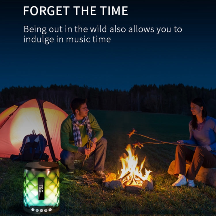 T&amp;G TG155 Bluetooth 4.2 Mini tragbarer kabelloser Bluetooth-Lautsprecher mit bunten Lichtern
