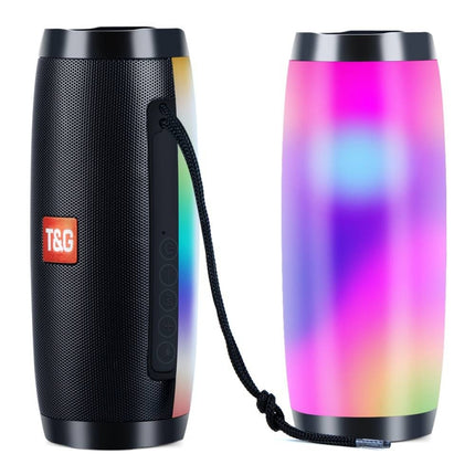 T&amp;G TG157 Bluetooth 4.2 Mini tragbarer kabelloser Bluetooth-Lautsprecher mit Melodie, bunten Lichtern