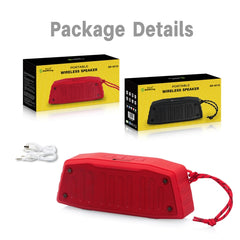 NewRixing NR-4019 Outdoor Portable Bluetooth Speaker with Hands-free Call Function, Support TF Card & USB & FM & AUX