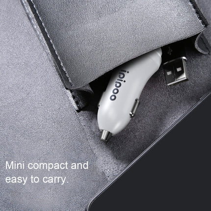 ipipoo XP-1 Dual USB Car Fast Charging Charger with Android Line, XP-1 (White)