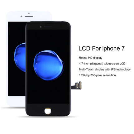 Original LCD Screen for iPhone 7, i7 Original White, i7 Original Black