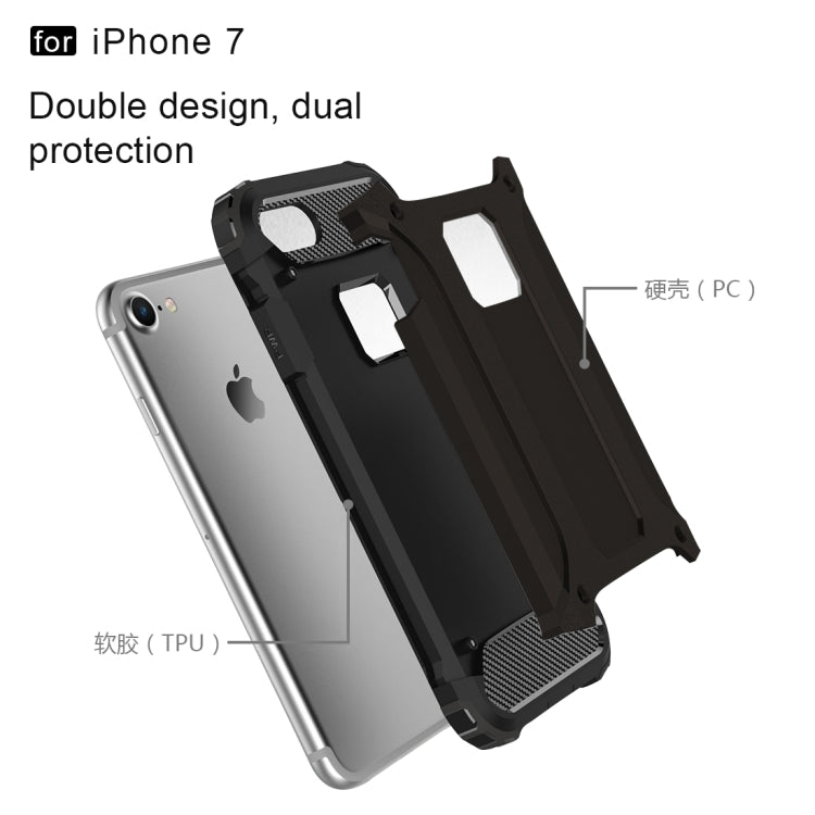 For iPhone 7 Armor TPU + PC Combination Phone Case, For iPhone 7, For iPhone  7