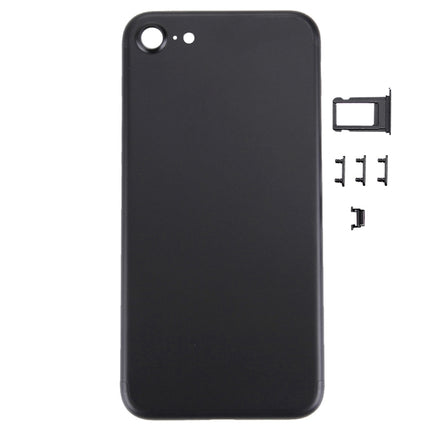 5 in 1 für iPhone 7 (Rückseite + Kartenfach + Lautstärkeregler + Einschalttaste + Stummschalttaste) Komplette Gehäuseabdeckung, für iPhone 7, für iPhone 7 mit Seitentasten