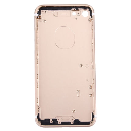 5 in 1 für iPhone 7 (Rückseite + Kartenfach + Lautstärkeregler + Einschalttaste + Stummschalttaste) Komplette Gehäuseabdeckung, für iPhone 7, für iPhone 7 mit Seitentasten