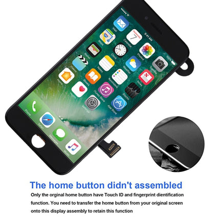 LCD Screen include Front Camera for iPhone 7, i7 White with Camera