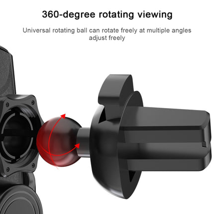 Q2 15W Universal Rotation Infrared Induction Magnetic Car Wireless Charging Mobile Phone Holder with Micro USB + 8 Pin + Type-C / USB-C Magnetic Connector, Q2 Black, Q2 Blue, Q2 Red, Q2 Silver