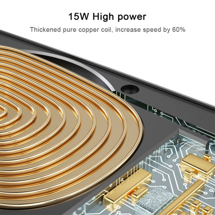 Q2 15W Universal Rotation Infrared Induction Magnetic Car Wireless Charging Mobile Phone Holder with Micro USB + 8 Pin + Type-C / USB-C Magnetic Connector, Q2 Black, Q2 Blue, Q2 Red, Q2 Silver