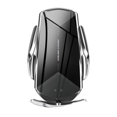 Q2 15W Universal Rotation Infrared Induction Magnetic Car Wireless Charging Mobile Phone Holder with Micro USB + 8 Pin + Type-C / USB-C Magnetic Connector