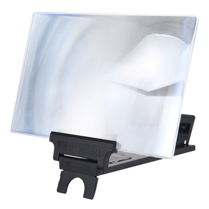 F6 12 Zoll Universal Faltbare 3D Handy Bildschirmlupe mit Lazy Stand