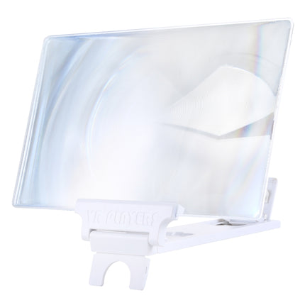 F6 12 inch Universal Foldable 3D Mobile Phone Screen Magnifier with Lazy Stand