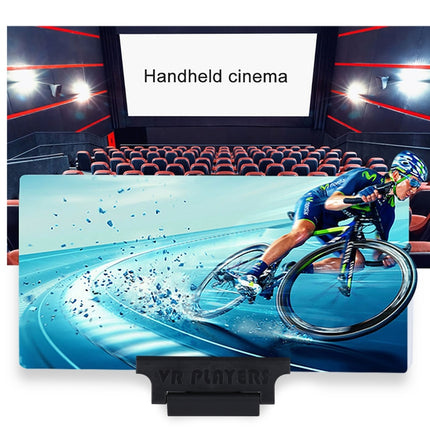 F6 12 Zoll Universal Faltbare 3D Handy Bildschirmlupe mit Lazy Stand