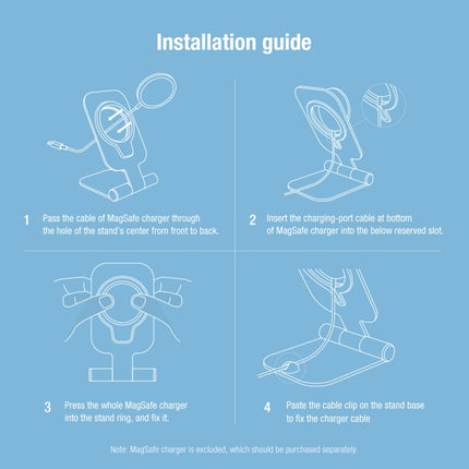 Soporte plegable vertical NILLKIN, compatible con cargador Magsafe