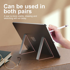 R-JUST PB07 Linear Shape Magnetic Folding Portable Aluminum Alloy Tablet Holder