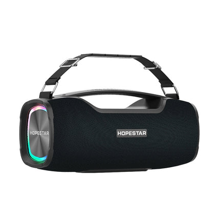 HOPESTAR A6X TWS Portable Outdoor Bluetooth Speaker with Colorful Music Lights, Support Power Bank & Hands-free Call & U Disk & TF Card & 3.5mm AUX
