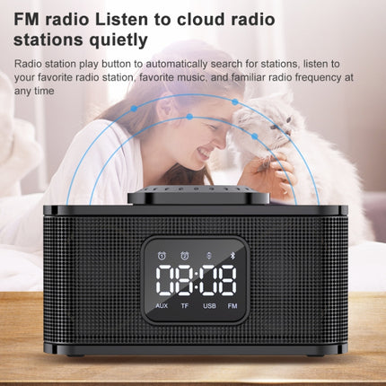 awei Y332 Wireless Charging Bluetooth 5.0 Speaker, Support Hands Free Voice Call