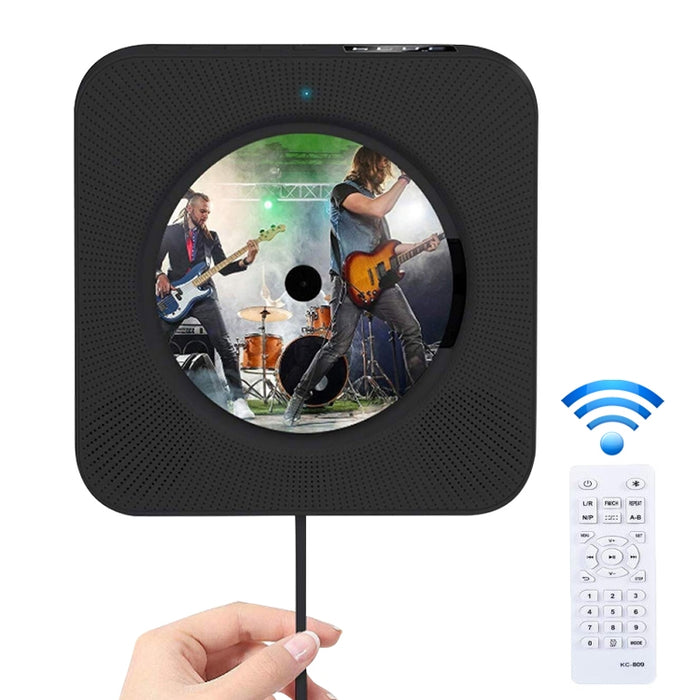 Die zweite Generation tragbarer CD-Player mit Digitalanzeige, Bluetooth-Lautsprecher, Fernbedienung, Digitalanzeige