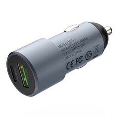 MOMAX UC15 38W PD + QC3.0 Dual Ports Car Charger, 38W