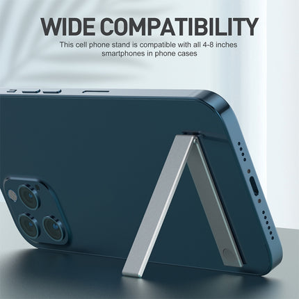 R-JUST SJ07 Linear Shape Magnetic Folding Portable Aluminum Alloy Mobile Phone Holder, SJ07