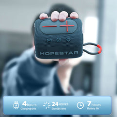 HOPESTAR P32mini TWS Waterproof Wireless Bluetooth Speaker, P32mini(Black), P32mini(Grey), P32mini(Blue), P32mini(Red)