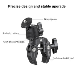 Ulanzi R099 Camera Super Clamp Magic Arm with 360 Degree Adjustable Mini Ball Head, Ulanzi R099