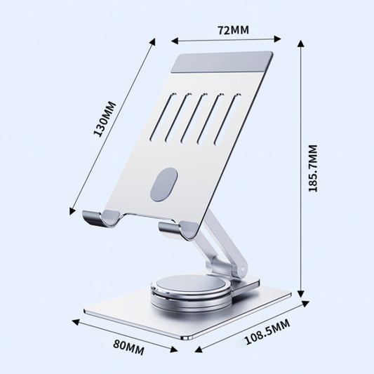 R-JUST HZ26 360-degree Rotating Aluminum Alloy Folding Phone Holder, HZ26 Phone Holder