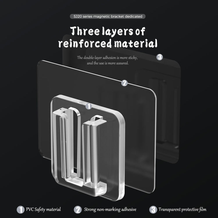 R-JUST SJ20-1 Aluminum Alloy Magnetic Bottle Opener Cellphone Holder With No Trace Sticker