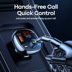 REMAX RCC330 Rodi Series 3 in 1 Car 54.5W PD Fast Charger Support FM / TF Card / Bluetooth Hands-free Calling, RCC331