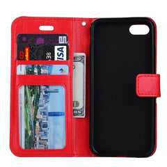 For  iPhone 8 & 7  Crazy Horse Texture Horizontal Flip Leather Case with Magnetic Buckle & Holder & Card Slots & Wallet & Photo Frame, For 8 & 7