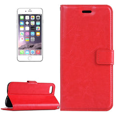 For  iPhone 8 & 7  Crazy Horse Texture Horizontal Flip Leather Case with Magnetic Buckle & Holder & Card Slots & Wallet & Photo Frame, For 8 & 7