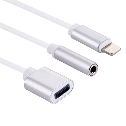 10 cm langes Ladeadapterkabel (8-polige Buchse und 3,5-mm-Audiobuchse auf 8-poligen Stecker), unterstützt alle iOS-Systeme.