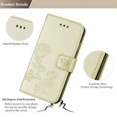 Fro  iPhone 8 & 7  Roses Pressed Flowers Pattern Flip Leather Case with Holder & Card Slots & Wallet, Fro 8 & 7