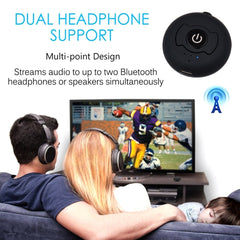 H366T Tragbarer Multipoint-Bluetooth 4.0-Audiosender für iPhone, Samsung, HTC, Sony, Google, Huawei, Xiaomi und andere Smartphones