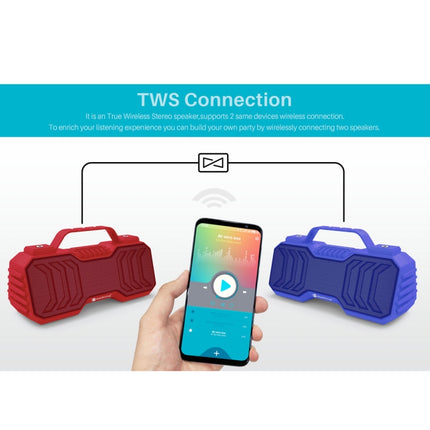 Altavoz estéreo inalámbrico portátil NewRixing NR-2029 con Bluetooth y función TWS