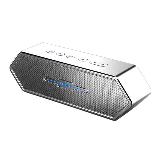 XDOBO Nirvana Gaming Portable Wireless Bluetooth Speaker Desktop Subwoofer, Silver, Black