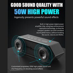 XDOBO Nirvana Gaming Portable Wireless Bluetooth Speaker Desktop Subwoofer, Silver, Black