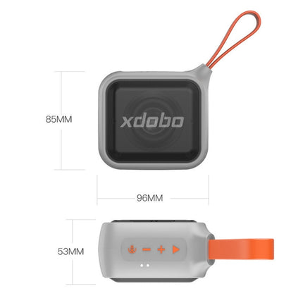 XDOBO Prince 1995 II IPX7 Waterproof Portable Wireless Bluetooth Speaker Outdoor Subwoofer, Prince 1995 II