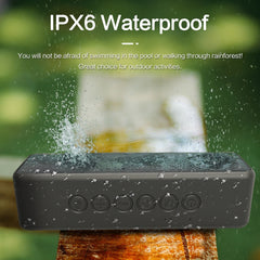 XDOBO X5 IPX6 Waterproof Portable Wireless Bluetooth Speaker Outdoor Subwoofer, X5