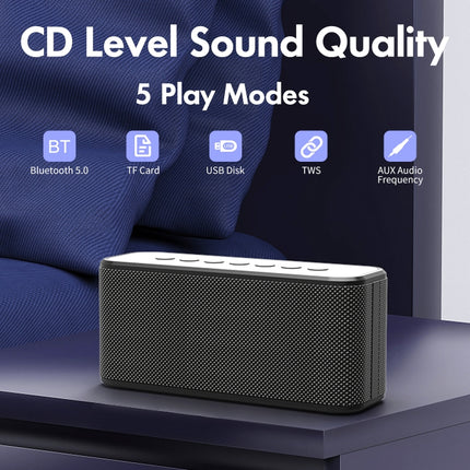 XDOBO X8 Plus 80W Wireless Bluetooth Speaker Outdoor Subwoofer Support TWS & TF Card & U Disk, X8 Plus
